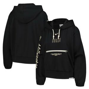 Women's Medium‎ Milwaukee Bucks Nike Black Courtside Pullover Hoodie FB4671-010